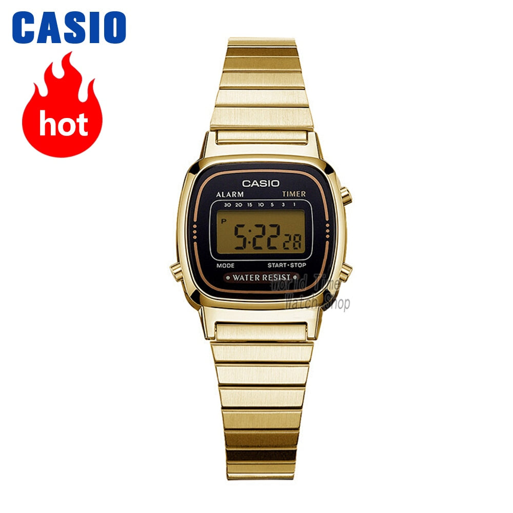 Casio watch gold women watches set brand luxury Waterproof Quartz watc –  Block Helenabn