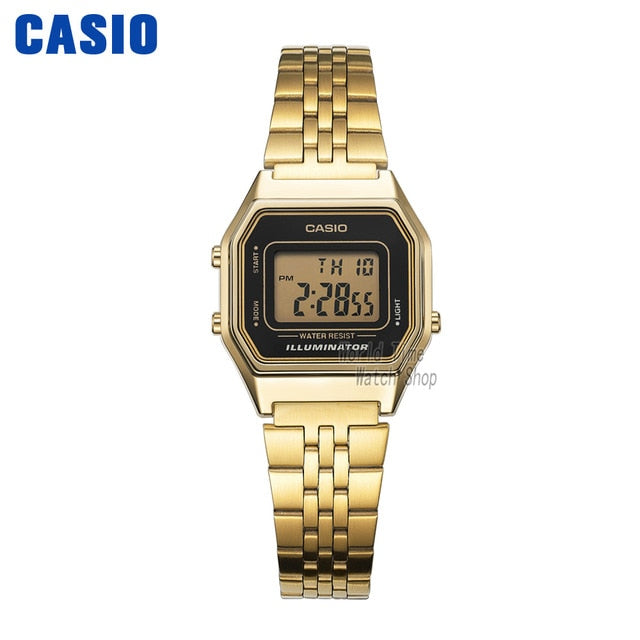 Casio watch gold women watches set brand luxury Waterproof Quartz