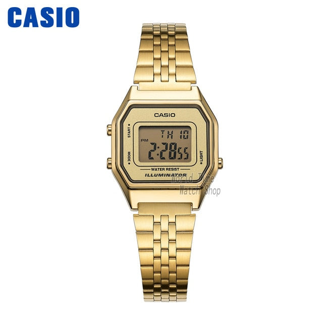 Casio watch gold women watches set brand luxury Waterproof Quartz